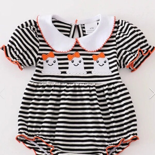 Baby Girl Black Romper Etsy