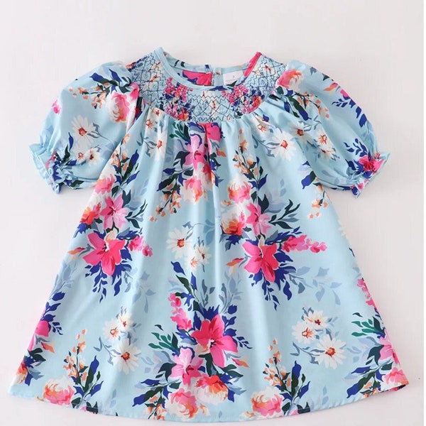 Briar Floral Smocked Dress main image 1