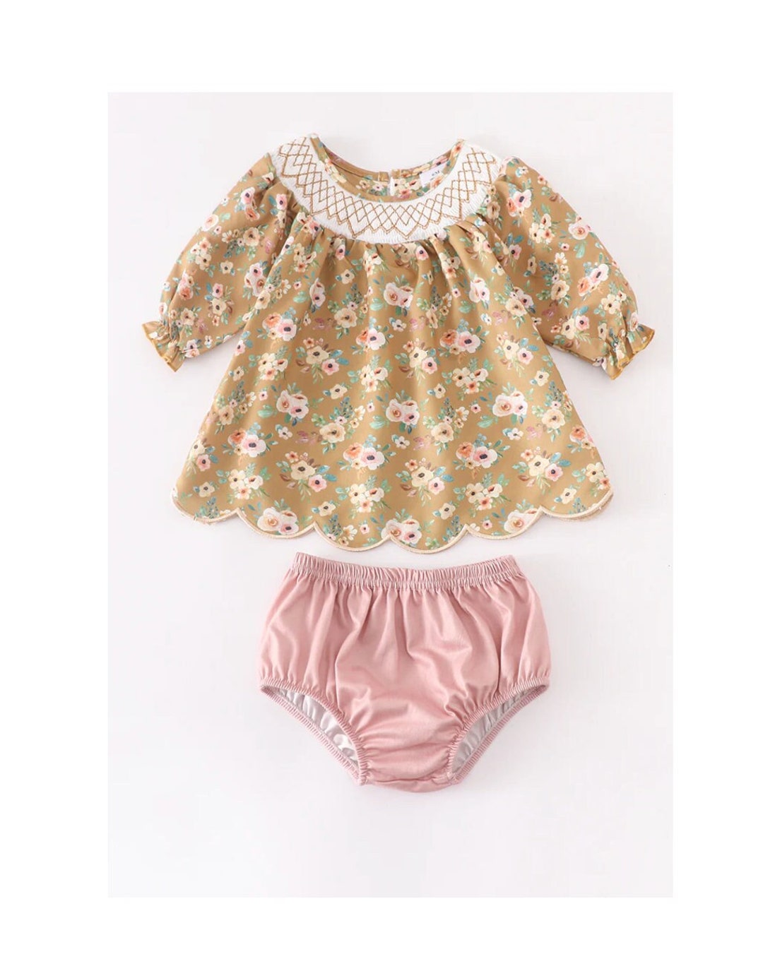 Smocked Tank and Bloomers-Baby