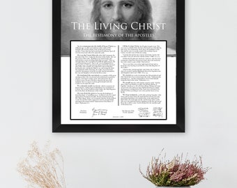 The Living Christ - LDS Document with Heinrich Hoffman Painting
