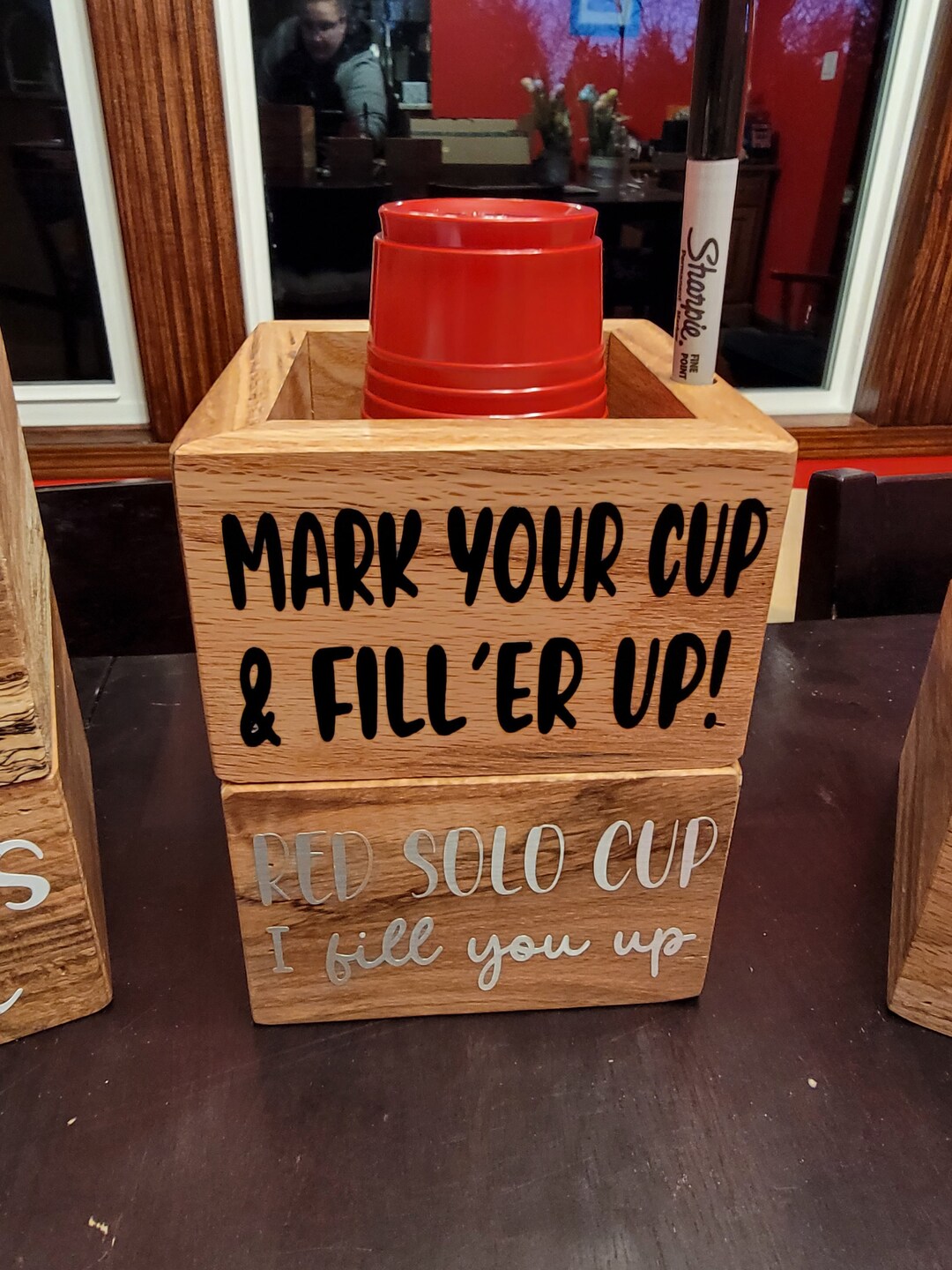 Red Solo Cup Holder Etsy