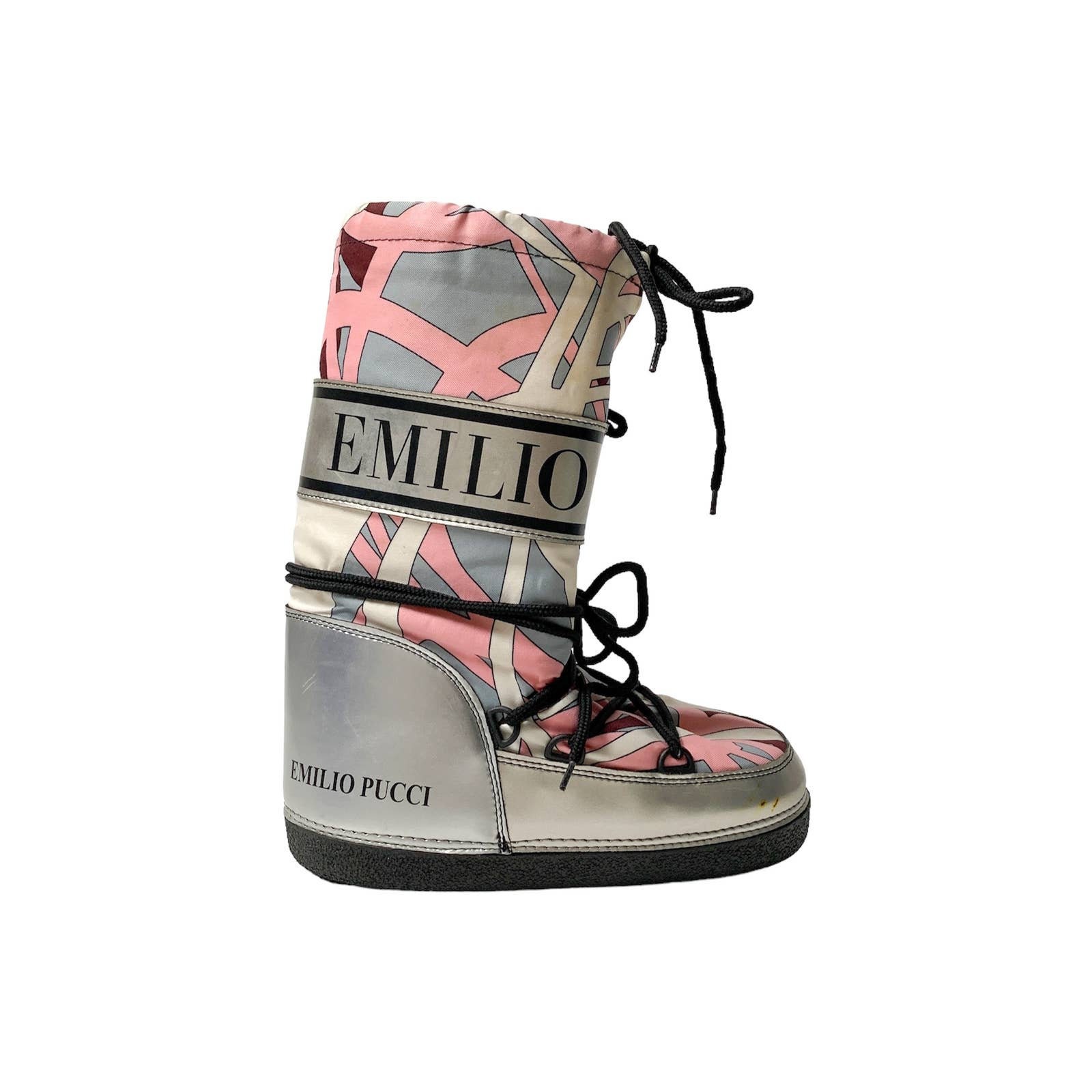 Emilio Pucci Printed Moon Boots - Boots, Shoes - EMI32049