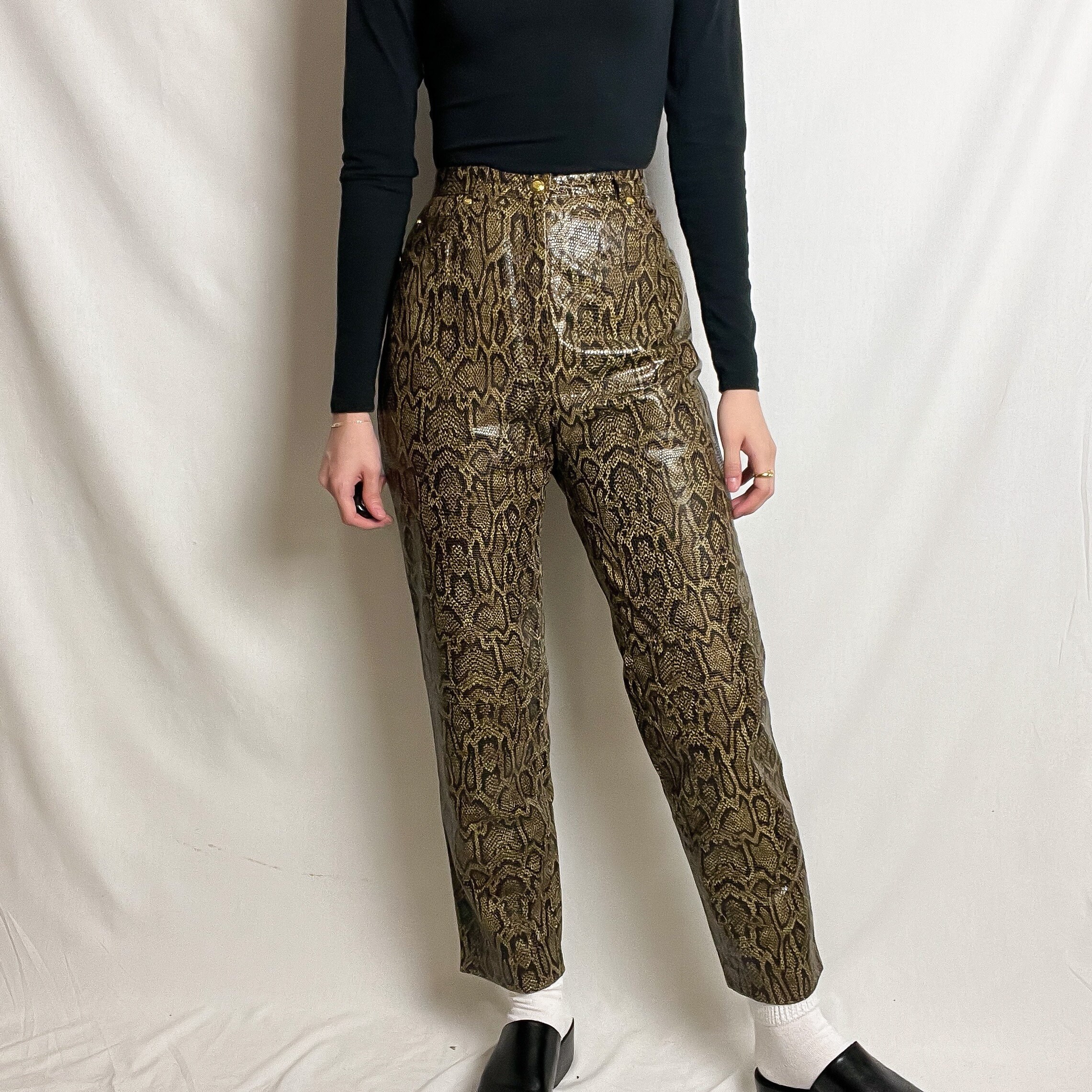 Snake print trousers Color multicolor  RESERVED  VI557MLC