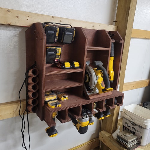 Drill Storage and Charging Station PDF Build Plans - Etsy