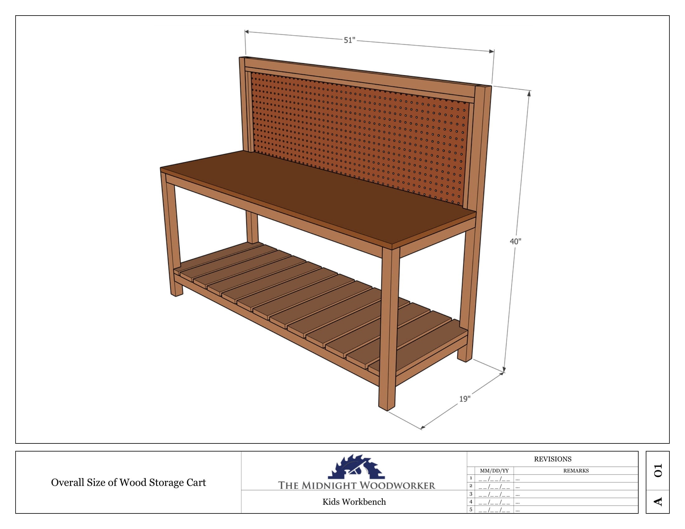Kids Workbench Plans