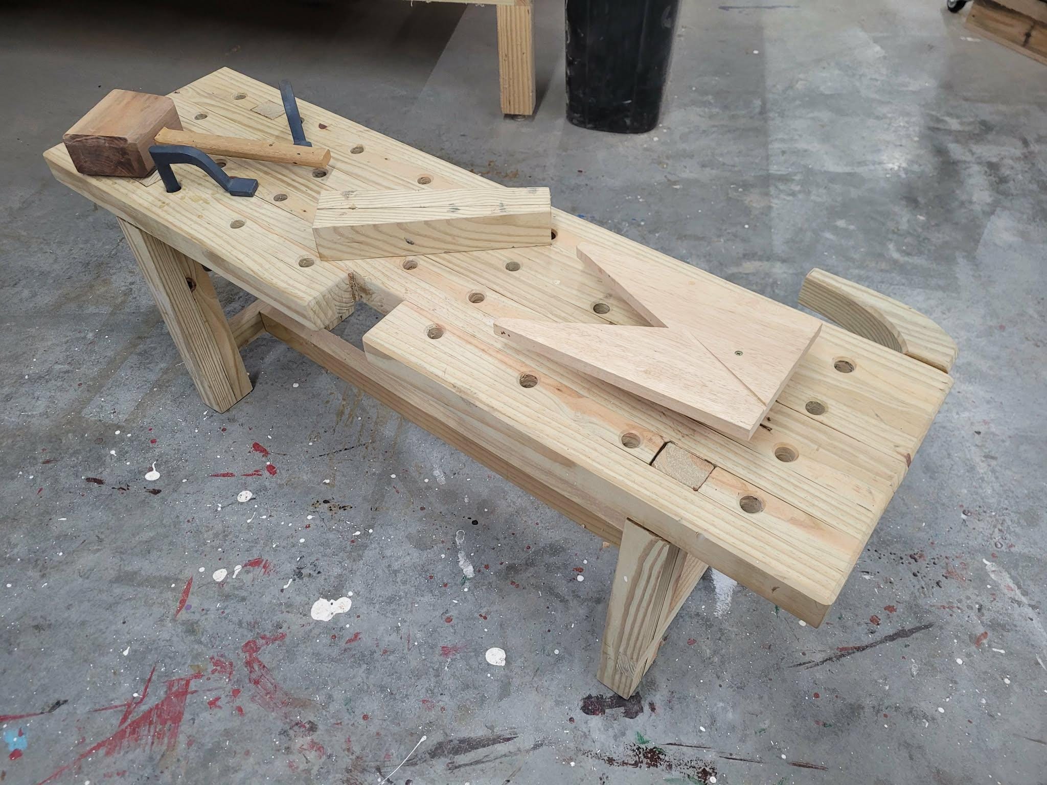 Mini Woodworking Workbench - PDF Plans - Etsy