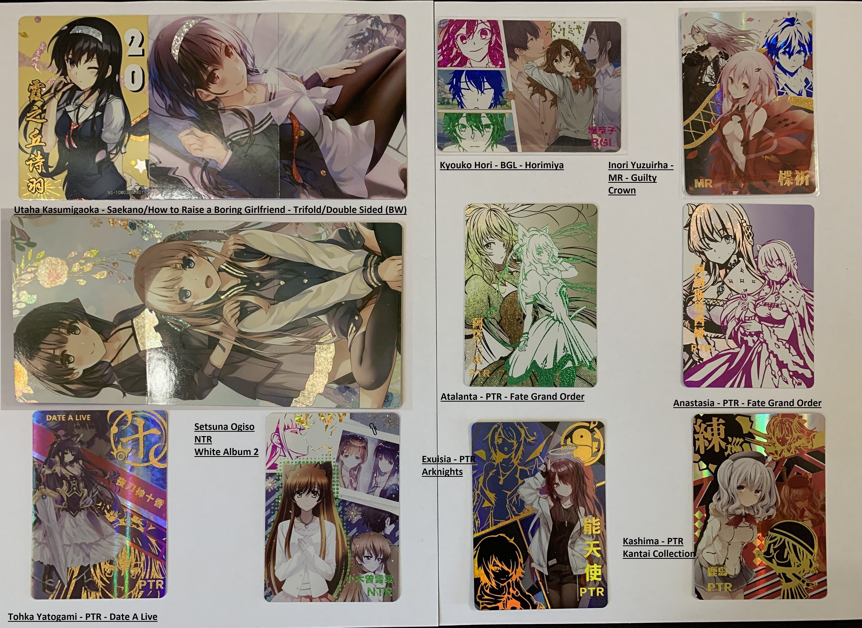 Goddess Story NS03 Doujin Holo R Card 069 - Guilty Crown Inori