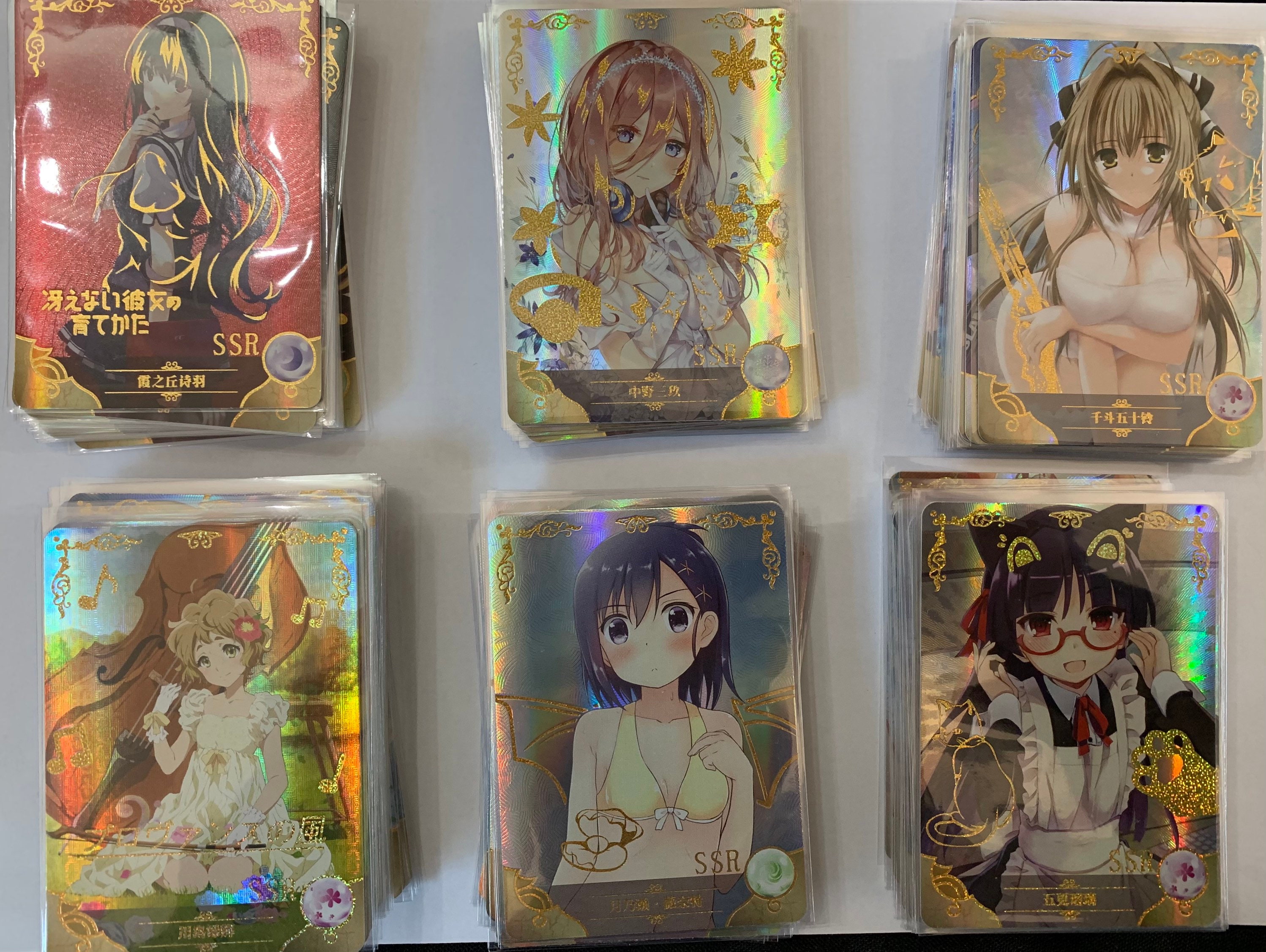 Holo Anime Trading Cards Goddess Story TCG 