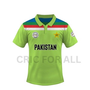 Vintage 1992 World Cup Pakistan Cricket Jersey