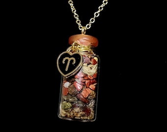 Pot de sorts d'astrologie Bélier, énergie de mars, zodiaque, chakra du plexus solaire, pierre de sang, jaspe rouge, mookaite, ortie, grain de poivre, ginko, absinthe