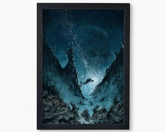 The Old God Sleeps in the Deep Art Print