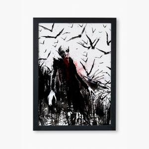 He Comes At Night | Vampire | Dracula| Nosferatu| Halloween Art Print