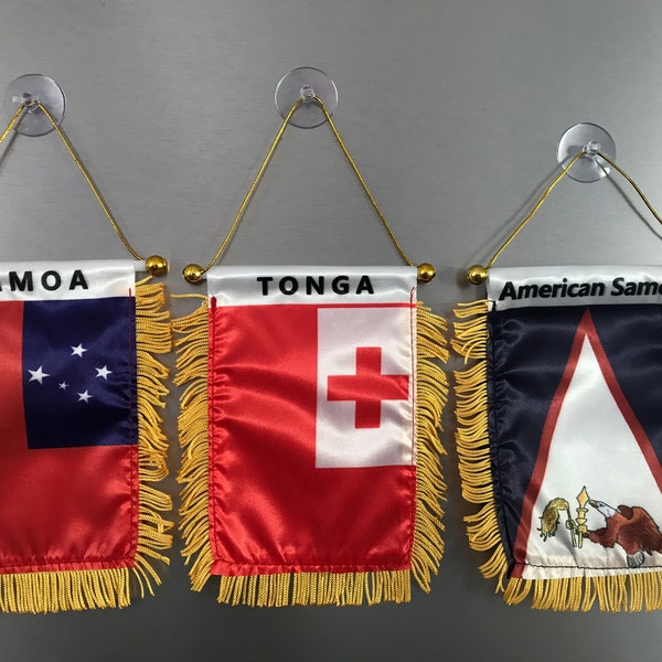 Rearview Mirror Flag Etsy