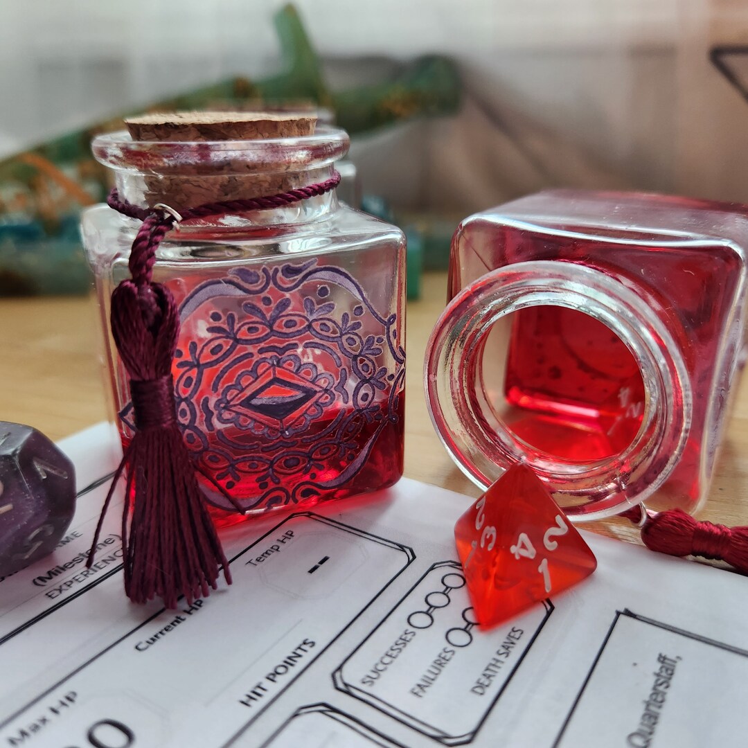RPG Health Potions / Potion on Healing / DND / Dungeon and Etsy