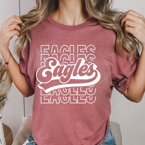 Team Mascot Shirt, Eagles Team Shirt, Eagles Football Shirt, Eagles Fan Shirt, Eagles School Shirt, Eagles School Spirit, Eagle Mascot Shirt