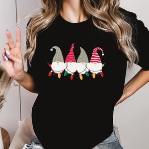 Christmas Gnomes Shirt, Gnome Shirt, Santa Gnomes Shirt, Christmas with my Gnomies, Christmas Shirt, Christmas Tee, Christmas Day Gift