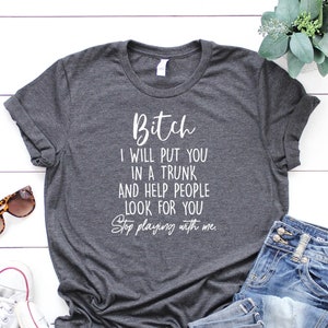 Funny Bitch Shirt, Offensive T Shirt, Bitch T-Shirt, Sassy Women&#39;s Shirt, Gift For Her, Funny Tee, Bitches Shirt, Funny Saying Shirt