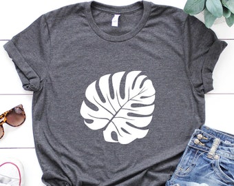 Monstera Leaf Shirt, Monstera Shirt, Plant Lovers Shirt, Christmas Gift, Trend , Monstera Leaf Tee, Plant Shirt, Gift for Plant Lovers