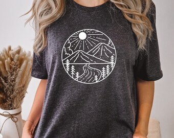 Adventure TShirt, Adventure Shirt, Camping Shirts, Mountain TShirt, Hiker TShirts, Nature Lover Shirt, Camping Gift, Vacation Shirt