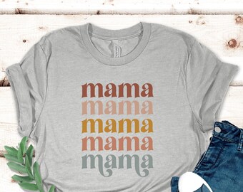 Retro Mama Crewneck, Retro Mom Shirt, Mom Life Shirt, Gift for Mom, Mom Gift, Mama Shirt, Mama Tshirt, Retro Mama T-Shirt
