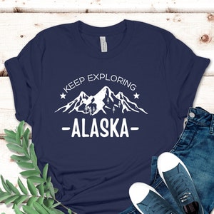 Alaska Shirt, Alaska Tee, Alaska Gifts, Alaska Souvenir, Gift From Alaska, Alaska State T-Shirt, Alaska lover shirt, State shirt for her
