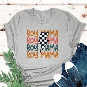 Boy Mama Shirt Boy Mom Shirts Boy Mama TShirt Retro Boy Mom Gift Mom of Boys Tee Mom Life Shirt