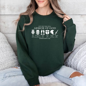 Put on The Full Armor of God Shirt, Christian Gifts, Catholic Shirt, Christian Shirts, Religious Gifts For Women, Bible Verse Shirt