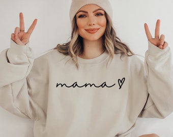 Mama Sweatshirt, Mother's Day Sweatshirt, Mother Sweatshirt, Retro Mama Sweatshirt, Mama Gift Sweater, Retro Mom Sweatshirt