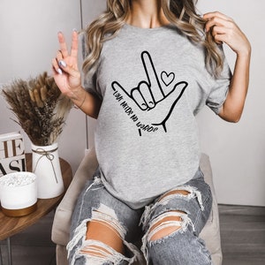 Love Needs No Words Sign Hand T-Shirt, Gift For Autism Teacher Shirt, Autism Support Tops Tee, Autism Awareness Shirt, Special Education Tee Light Gray Heather