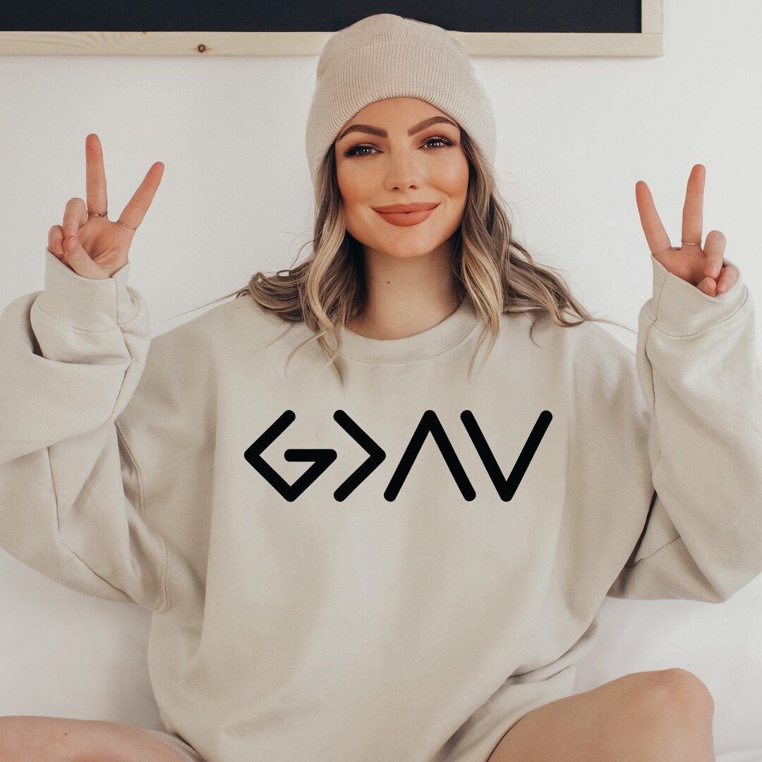 God is Greater Than the Highs and Lows Sweatshirt, Hoddie, Christian