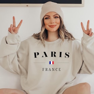 Paris France Sweatshirt, Paris Sweater, Paris Lover Gift, French Gift, Paris Trip Sweatshirt, Paris Vacation Sweatshirt