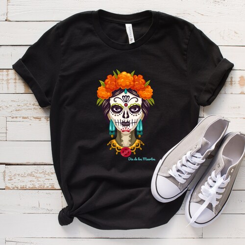 Dia De Los Muertos Day of the Dead Shirt Halloween Coffee - Etsy