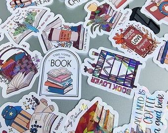 30 Stück Bookish Mini Sticker Überraschungspaket