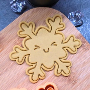 Foremka do ciastek w kształcie płatka śniegu, narzędzie do fondantu PLA w 5 rozmiarach
