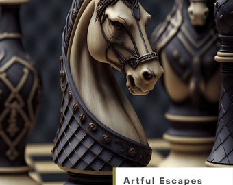 Knight Chess Pieces Poster by Ktsdesign - Fine Art America