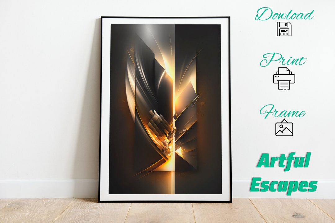Modern Abstract Art Digital Download Printable Wall Decor - Etsy
