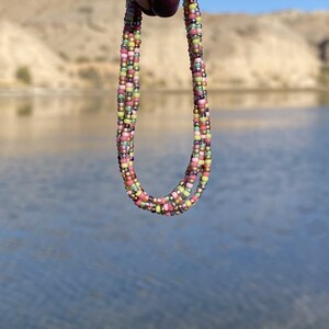 Huckleberry - Stackable Mixed Seed Bead Stretch Bracelets, Bohemian Bracelet, Minimalist Bracelet, Friendship Bracelet