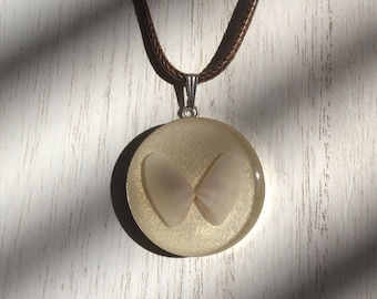 Sterling Silver Seashell Necklace - Beach Jewelry, Ocean Inspired Pendant
