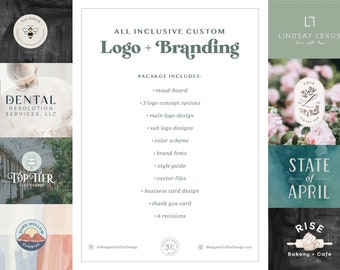 Branding Package - Brand Strategy + Logo Design - Custom - Original - Brand Colors - Identity - Business Card Design - Professional - Vector