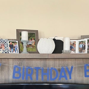 Custom Banner for Your Next Party, Custom Letter Garland, Birthday, Bachelorette, Wedding, Baby, Retirement, any ocassion or event decor image 10