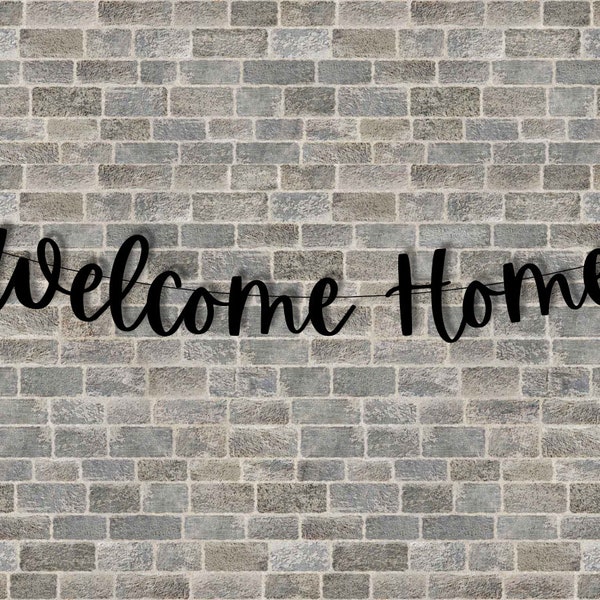 Welcome Home Banner, welcome sign for home, welcome home baby, welcome sign for shower or wedding, custom welcome banner sign