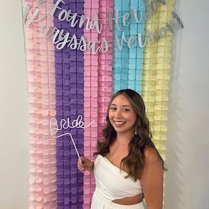 Custom Banner for Your Next Party, Custom Letter Garland, Birthday, Bachelorette, Wedding, Baby, Retirement, any ocassion or event decor image 9