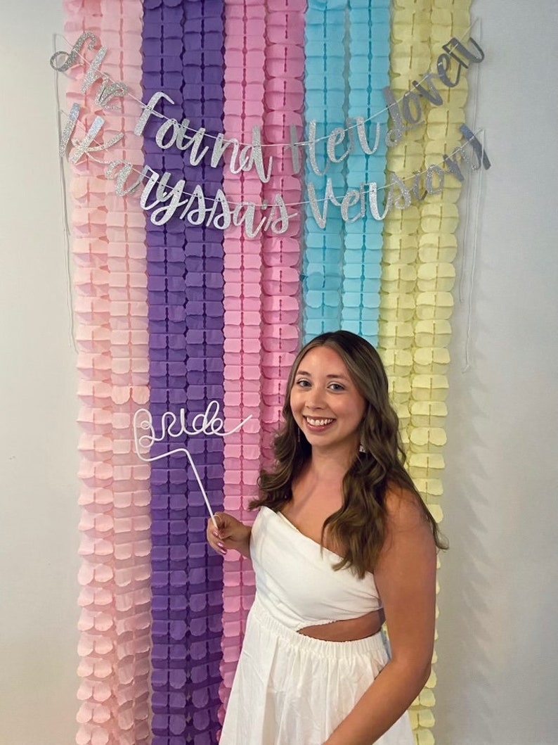 Custom Banner for Your Next Party, Custom Letter Garland, Birthday, Bachelorette, Wedding, Baby, Retirement, any ocassion or event decor image 9