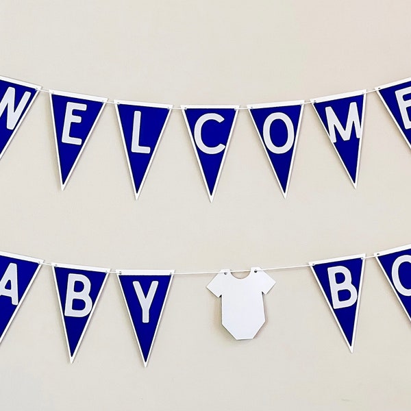Baby Shower Pennant Etsy