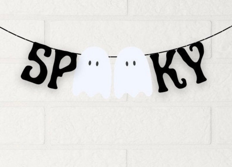 Its Frickin Bats I Love Halloween Banner , Halloween Party Banner , Halloween Decoration , Halloween Sign ,Bat Garland image 5