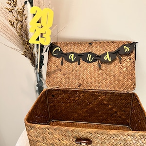 Mini Graduation Card Banner Sign for Card Box or Basket, Graduation Card Display, Graduation Party Decoration