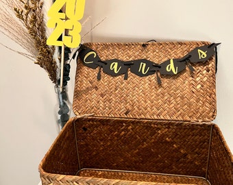 Mini Graduation Card Banner: Party Decoration for Card Box