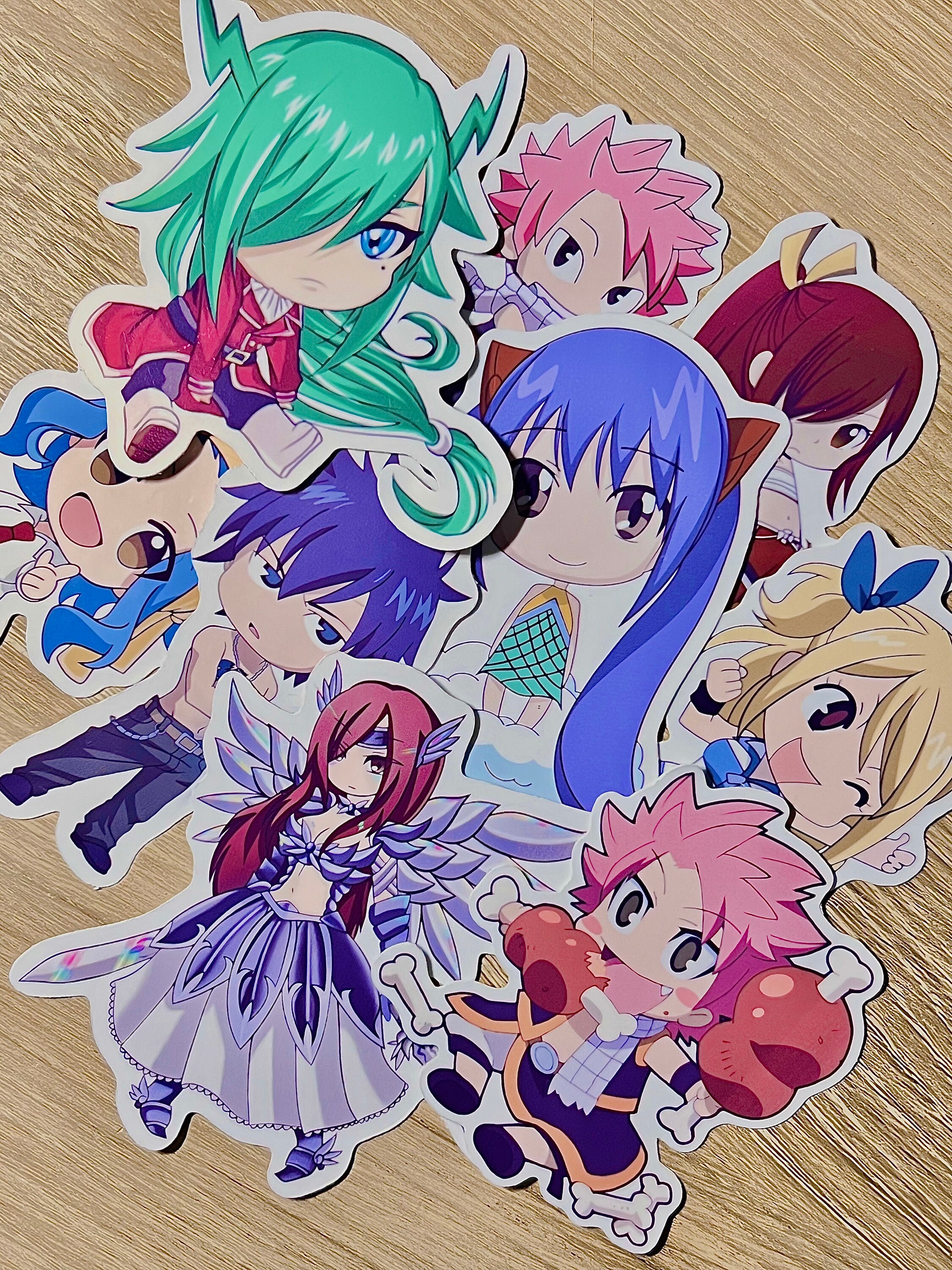 Fairy tail stickers Etsy Nederland