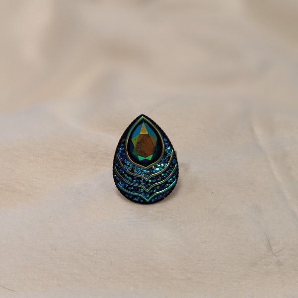 Peacock Ring Etsy