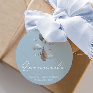 Tag per bomboniere battesimo / compleanni / Bomboniere Baby Shower / Party Favor / Bigliettini bomboniere